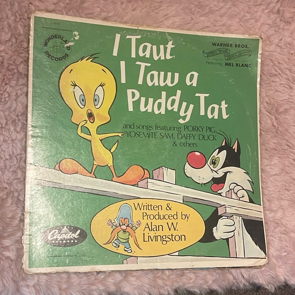EUC VINTAGE WARNER BROS. RECORD